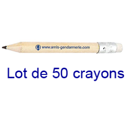 Lot de 50 crayons