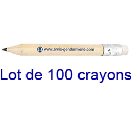 Crayon-gomme (lot de 100)